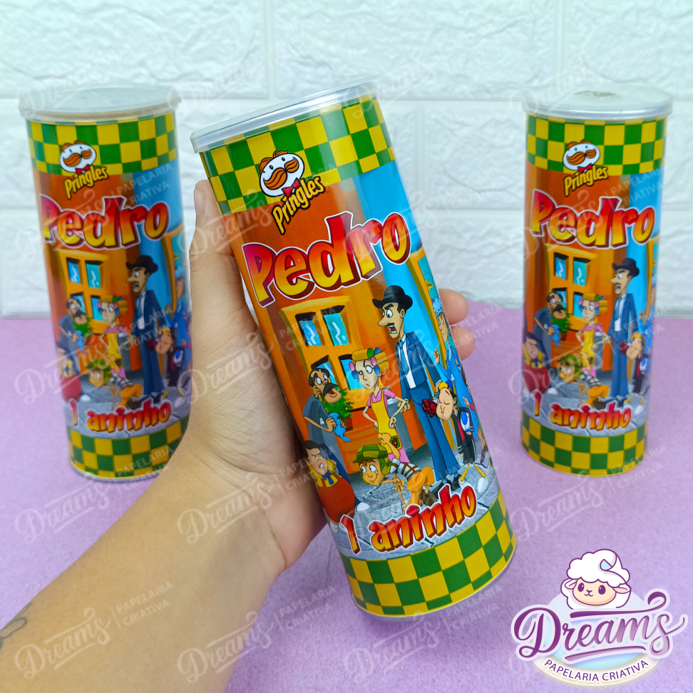 Kit com 20 Rótulos para Pringles 109 g – Chaves - #3