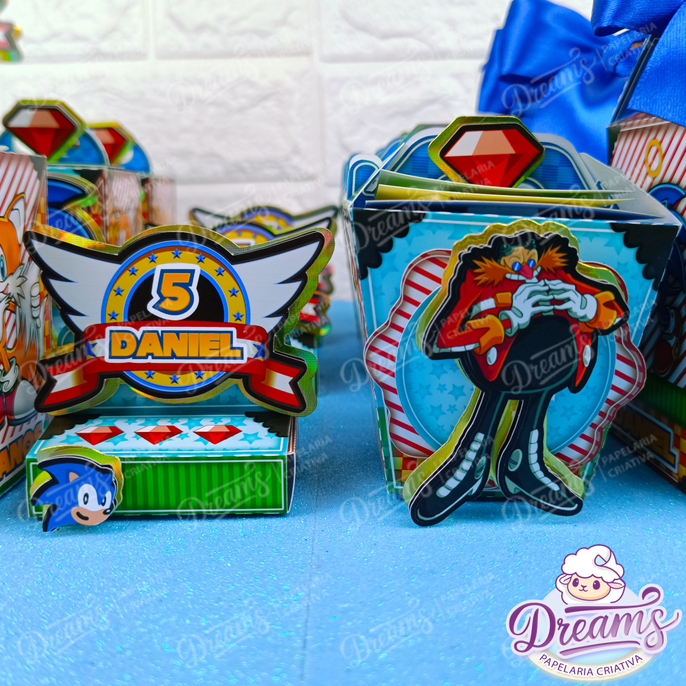 Kit Dreams Super Personalizado – Sonic | 20, 30 ou 50 Caixas - #6