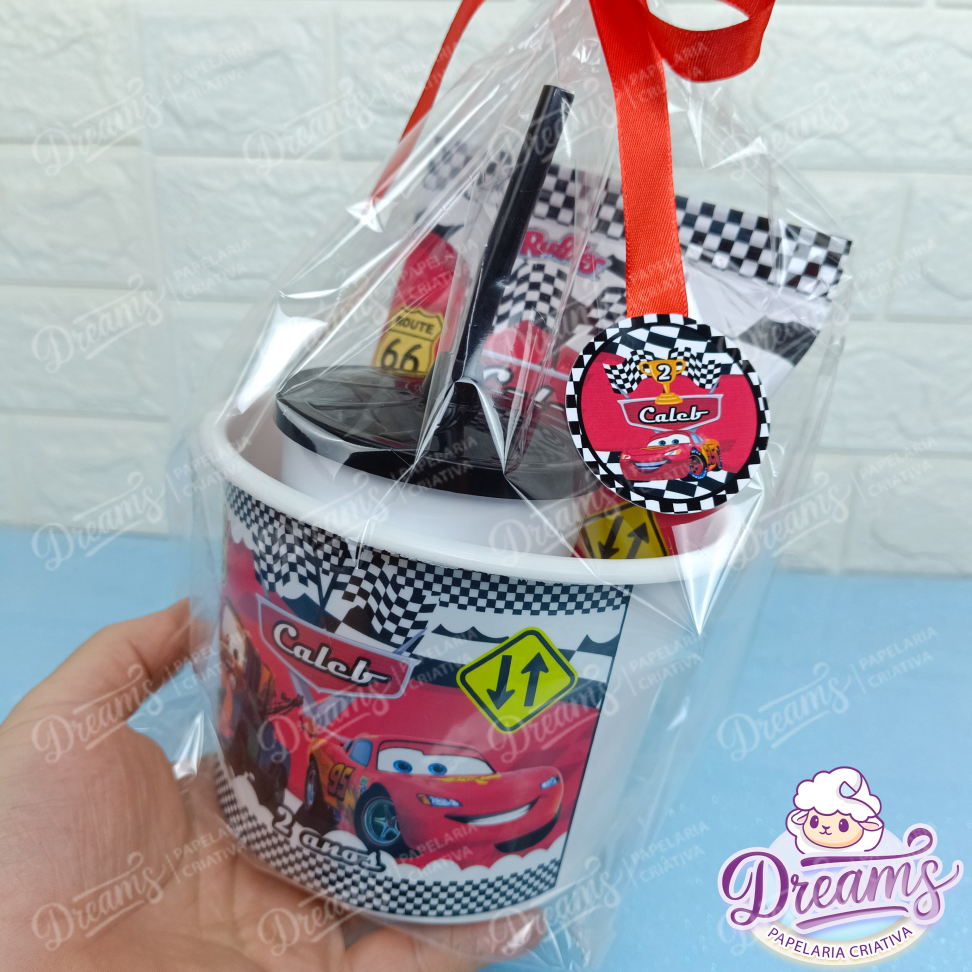 Kit com 20 Cineminhas: Balde, Copo 480 ml e Ruffles 17 g – Carros - #6
