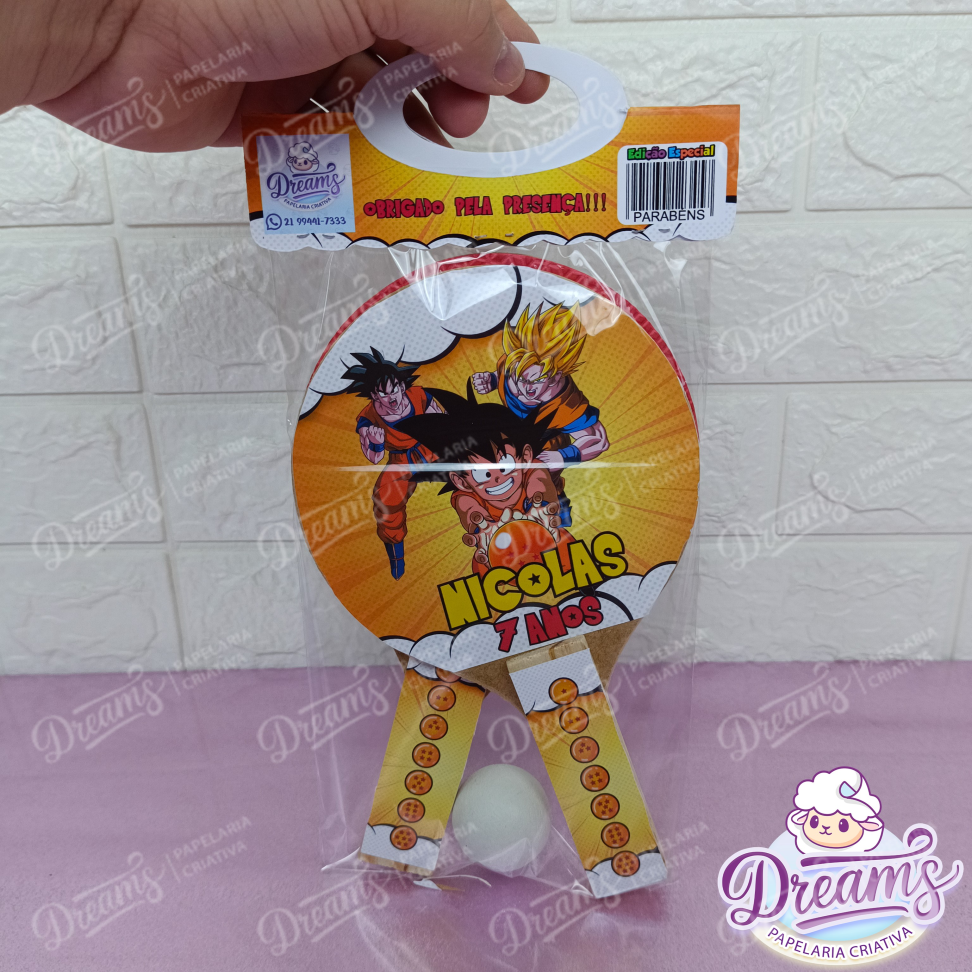 20 Raquetes de Ping Pong Personalizadas Dragon Ball - #5