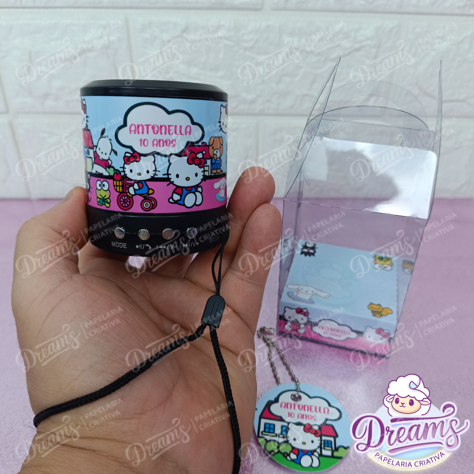 Kit com 20 Caixas de Som Bluetooth 887 Personalizadas – Hello Kitty - #3