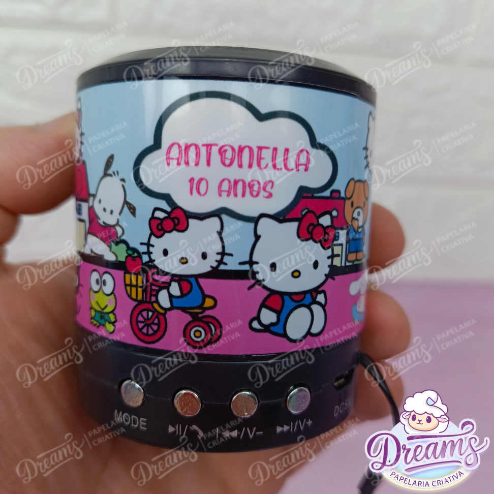Kit com 20 Caixas de Som Bluetooth 887 Personalizadas – Hello Kitty - #7