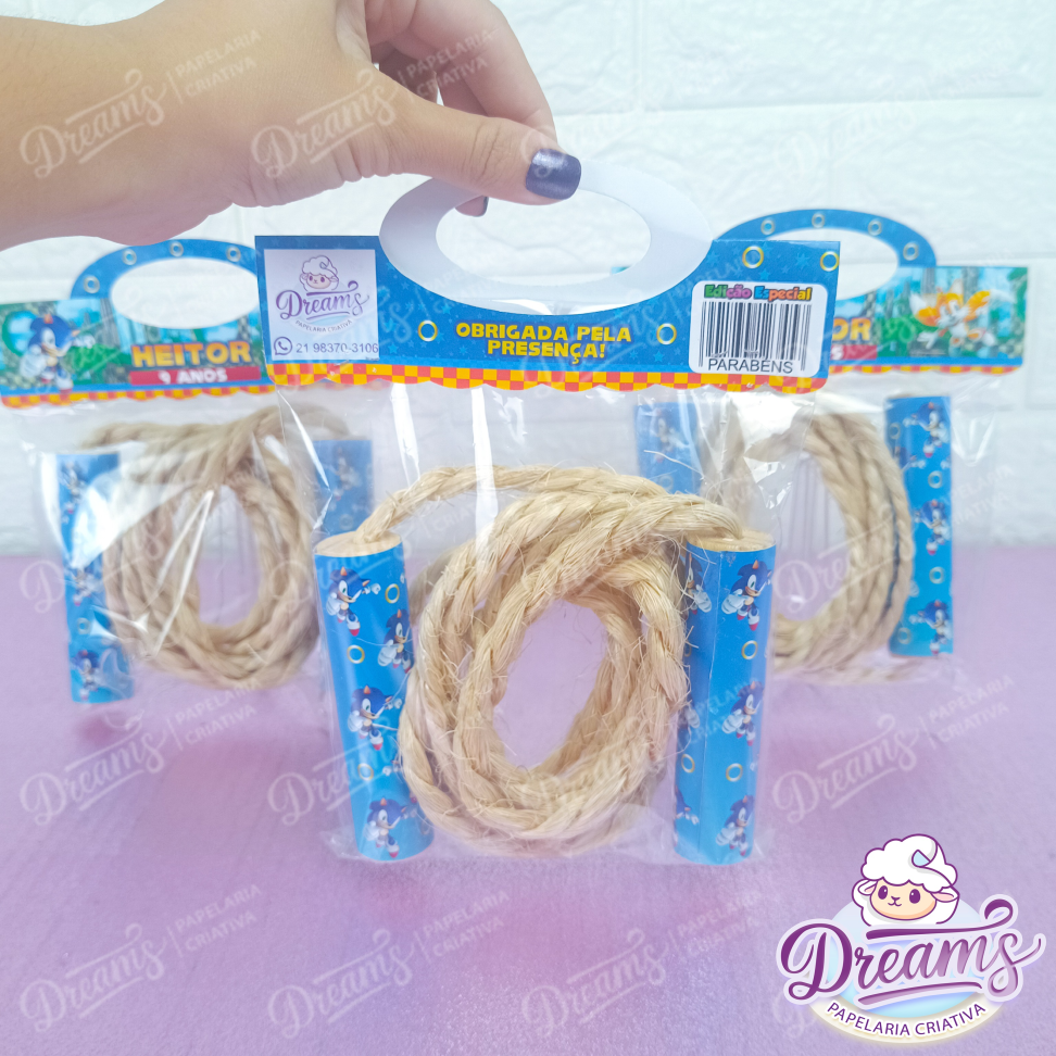 Kit com 20 Pula-Cordas Personalizados – Sonic - #3