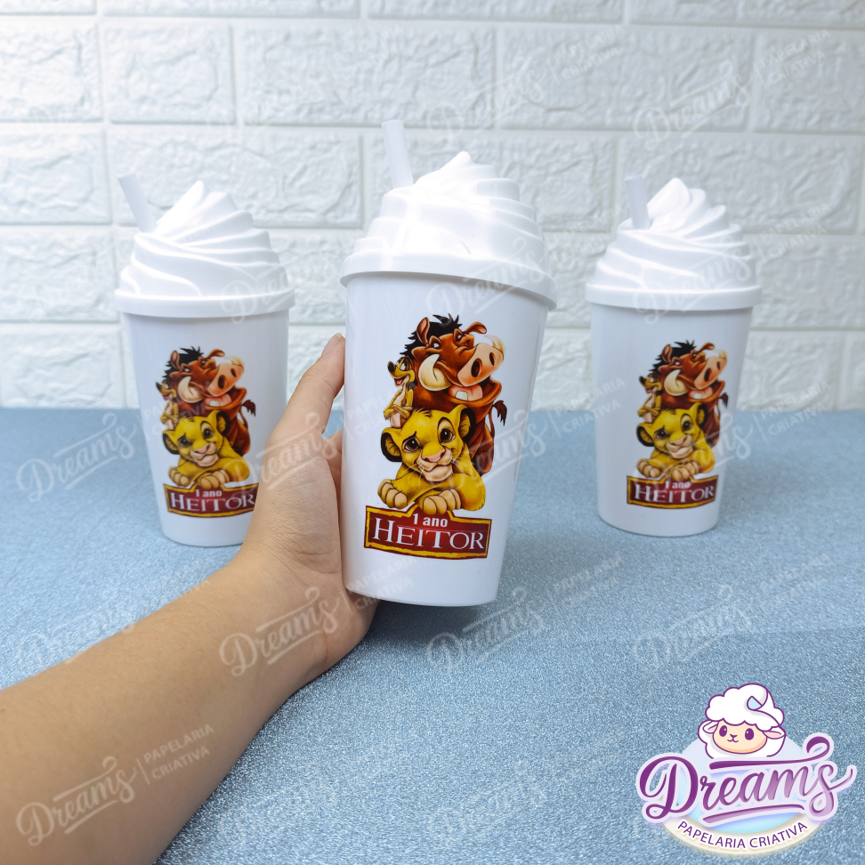 Kit com 20 Copos Twister Chantilly de 480 ml – Rei Leão - #3