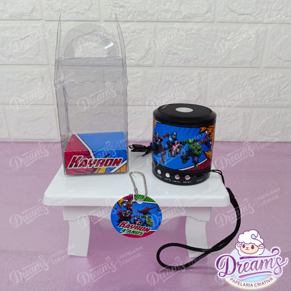 Kit com 20 Caixas de Som Bluetooth 887 Personalizadas – Vingadores - #3