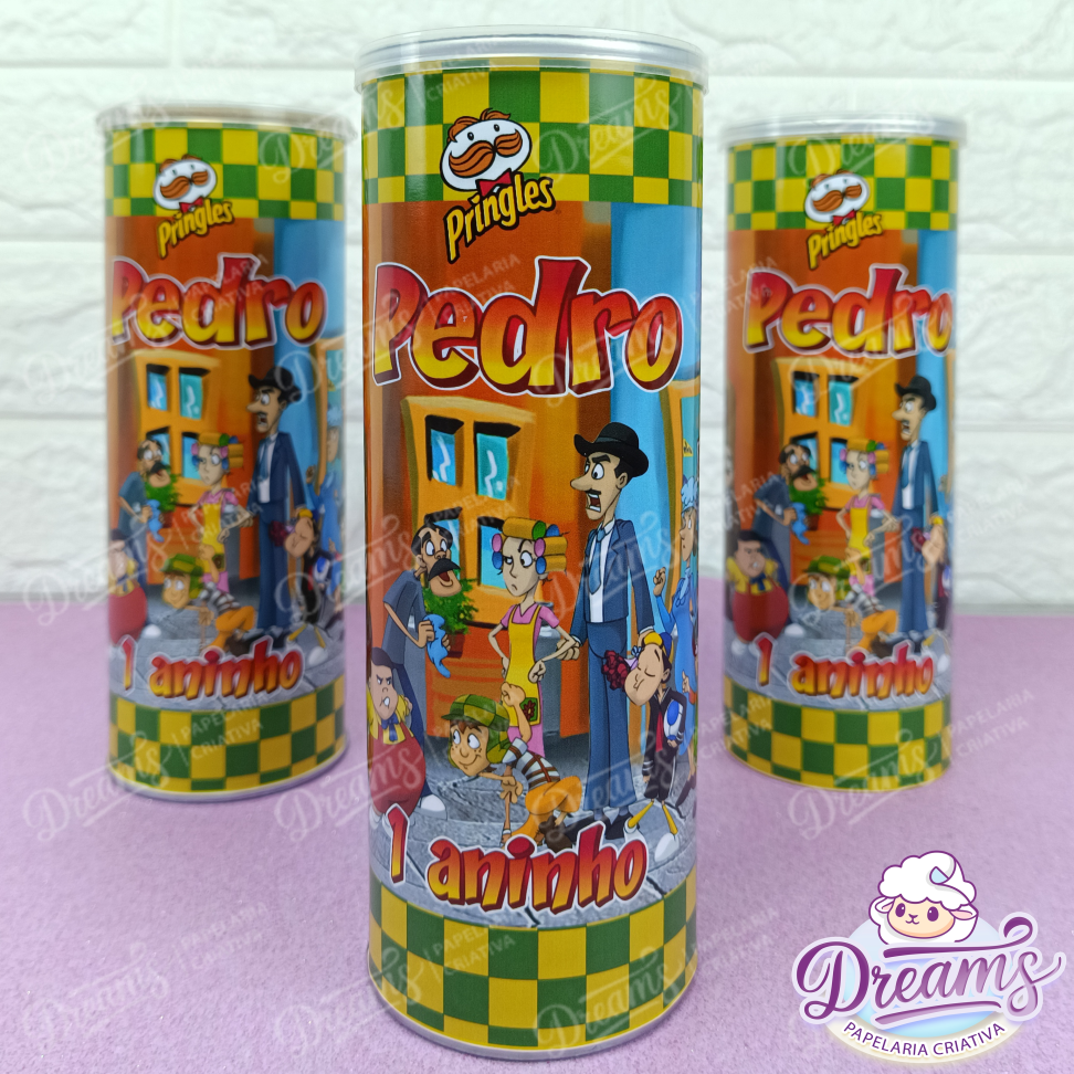 Kit com 20 Rótulos para Pringles 109 g – Chaves - #5