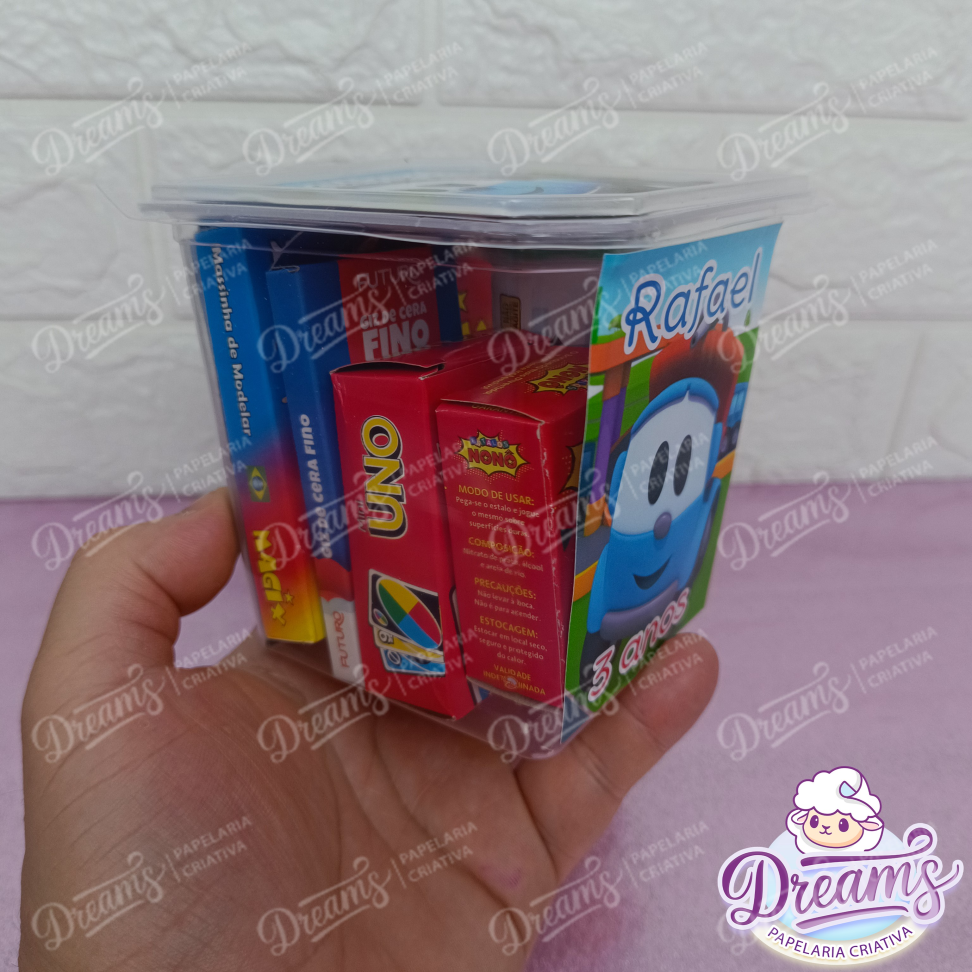 Kit com 20 Potes Diversão 750 ml Personalizados – Caminhões - #4