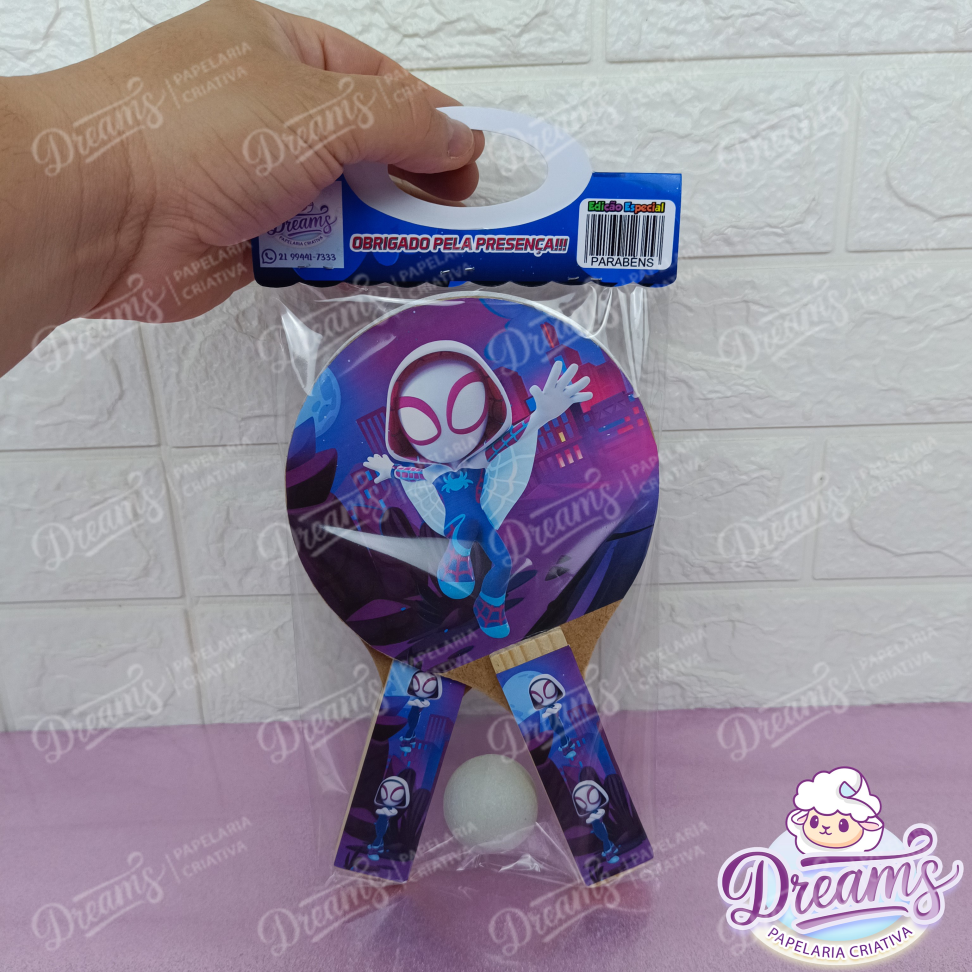 20 Raquetes de Ping Pong Personalizadas Homem-Aranha - #16