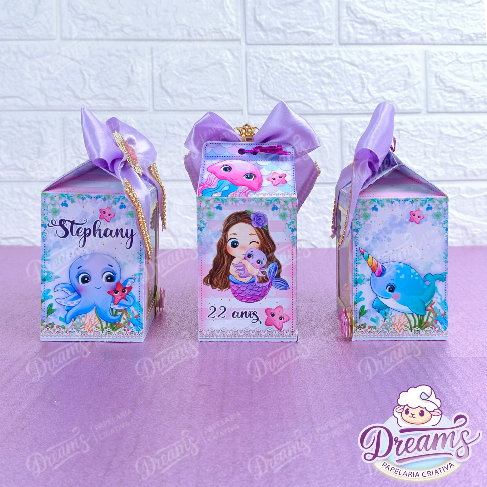 Kit Dreams Hiper Personalizado – Sereia | 20, 30 ou 50 Caixas - #16