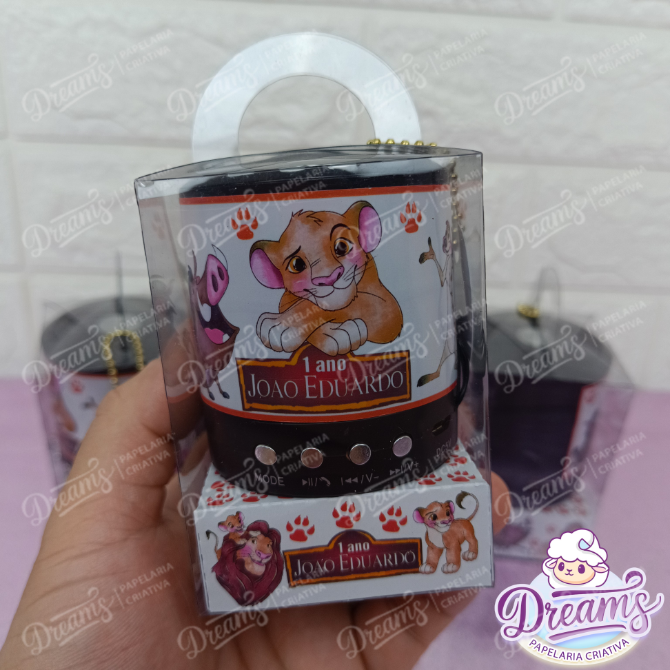 Kit com 20 Caixas de Som Bluetooth 887 Personalizadas – Rei Leão - #5