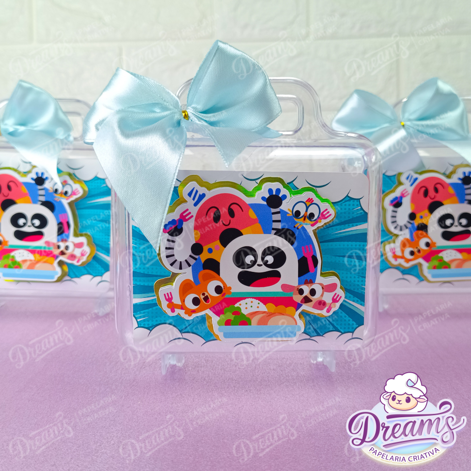 Kit com 10 Maletinhas Acrílicas Vazias Personalizadas – Lingokids - #4