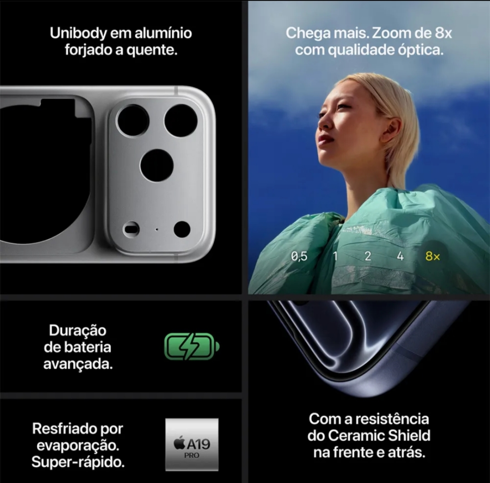 IPHONE 17 PRO MAX PRATA 256GB LACRADO - #3