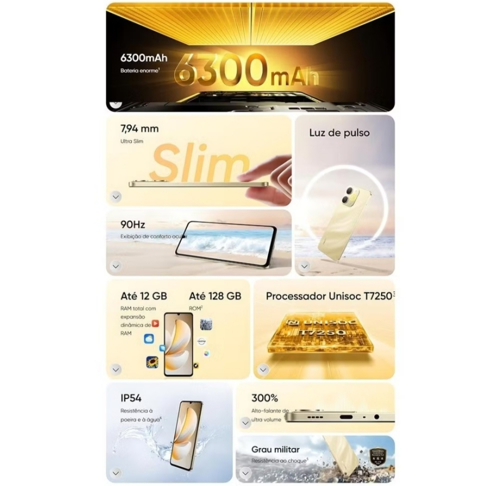 REALME NOTE 70 PRETO 128GB 4GB RAM - #4