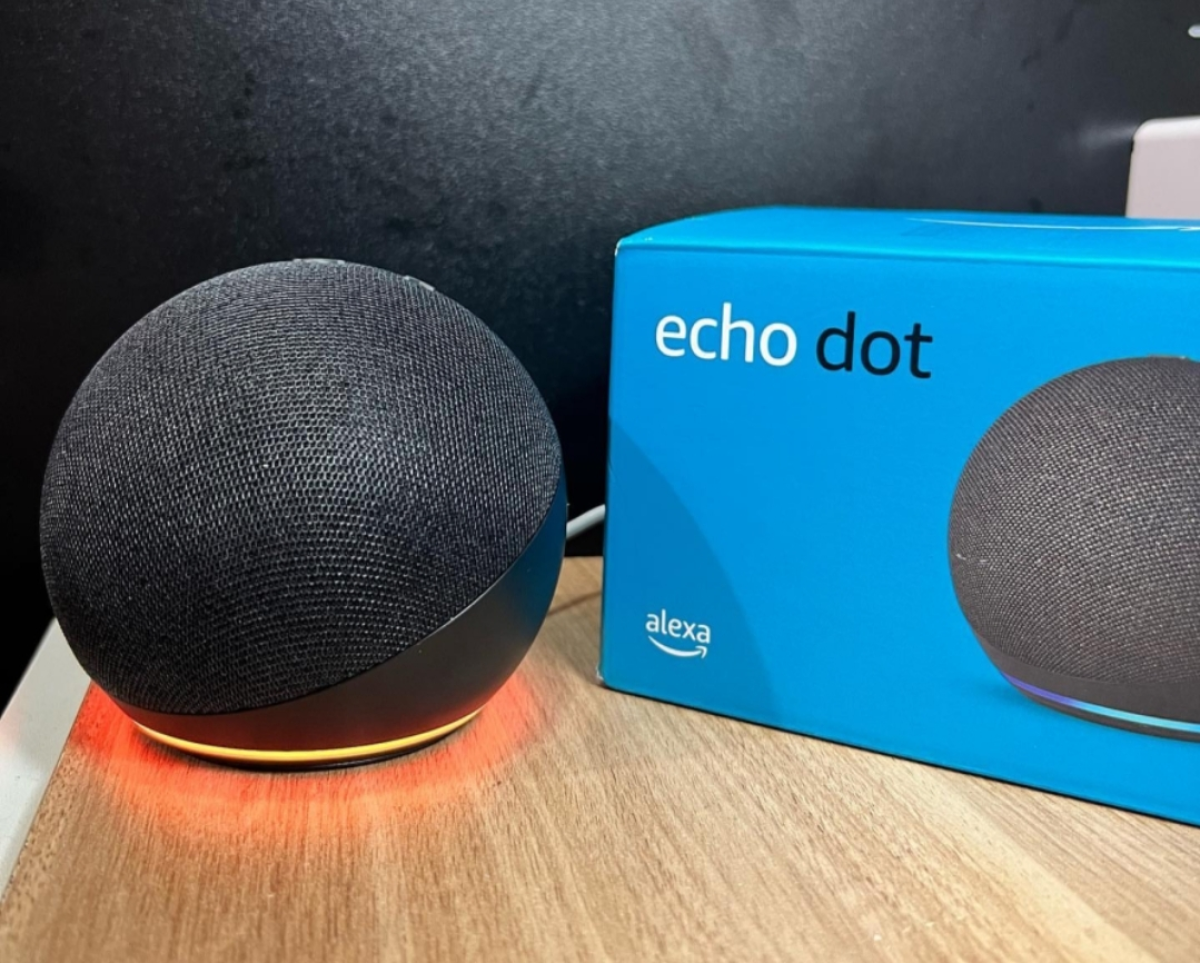 ALEXA ECHO DOT 5° GERAÇÃO PRETO - #1