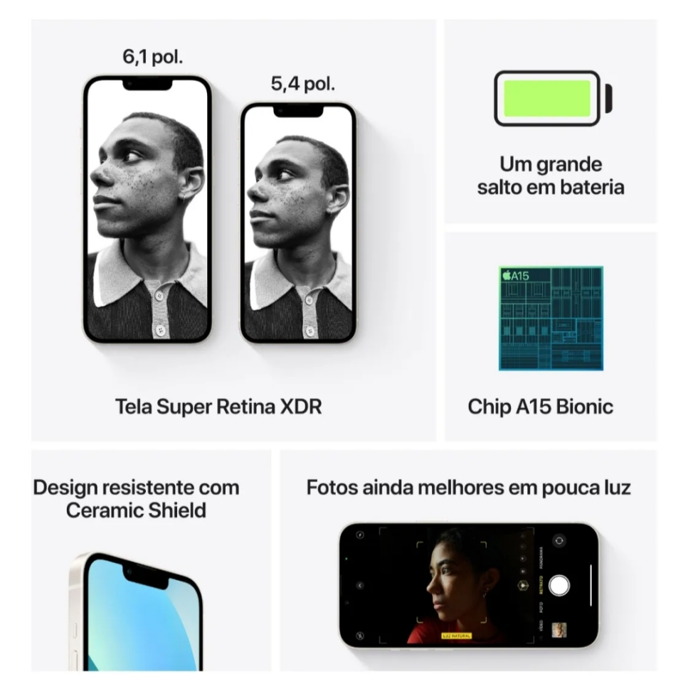 IPHONE 13 128GB BRANCO LACRADO - #5