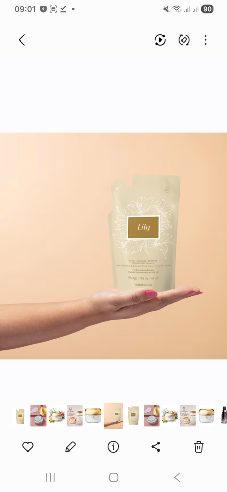 Refil Creme Acetinado Lily Tradicional 250g