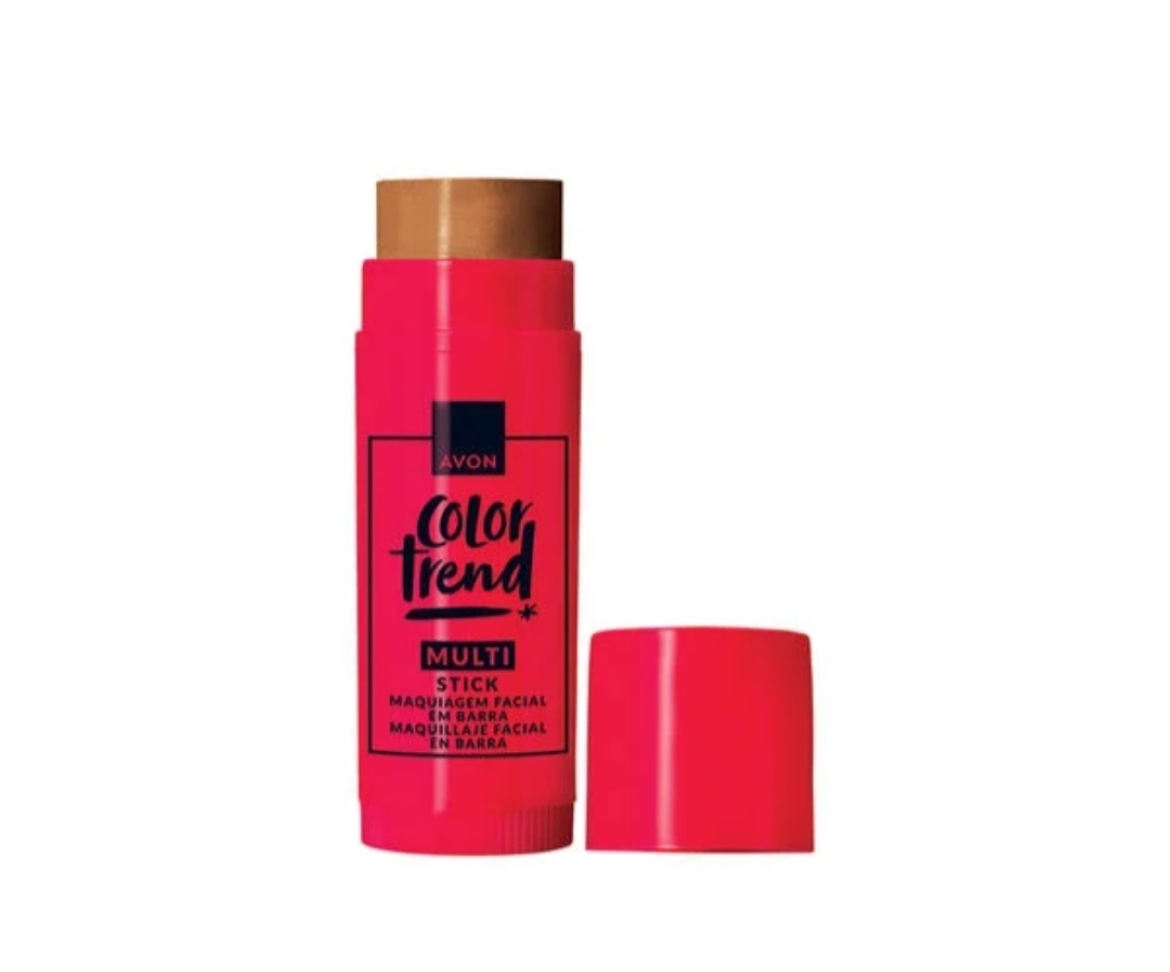 Multi Stick 3 em 1 Bronze 6,5g - Rosto , Lábios  e Olhos