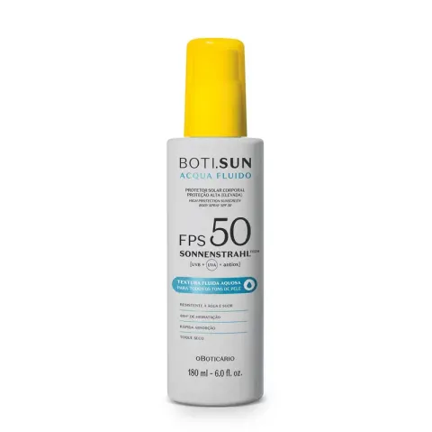 Protetor Solar Corporal Spray Acqua Fluido Fps 50 180ml