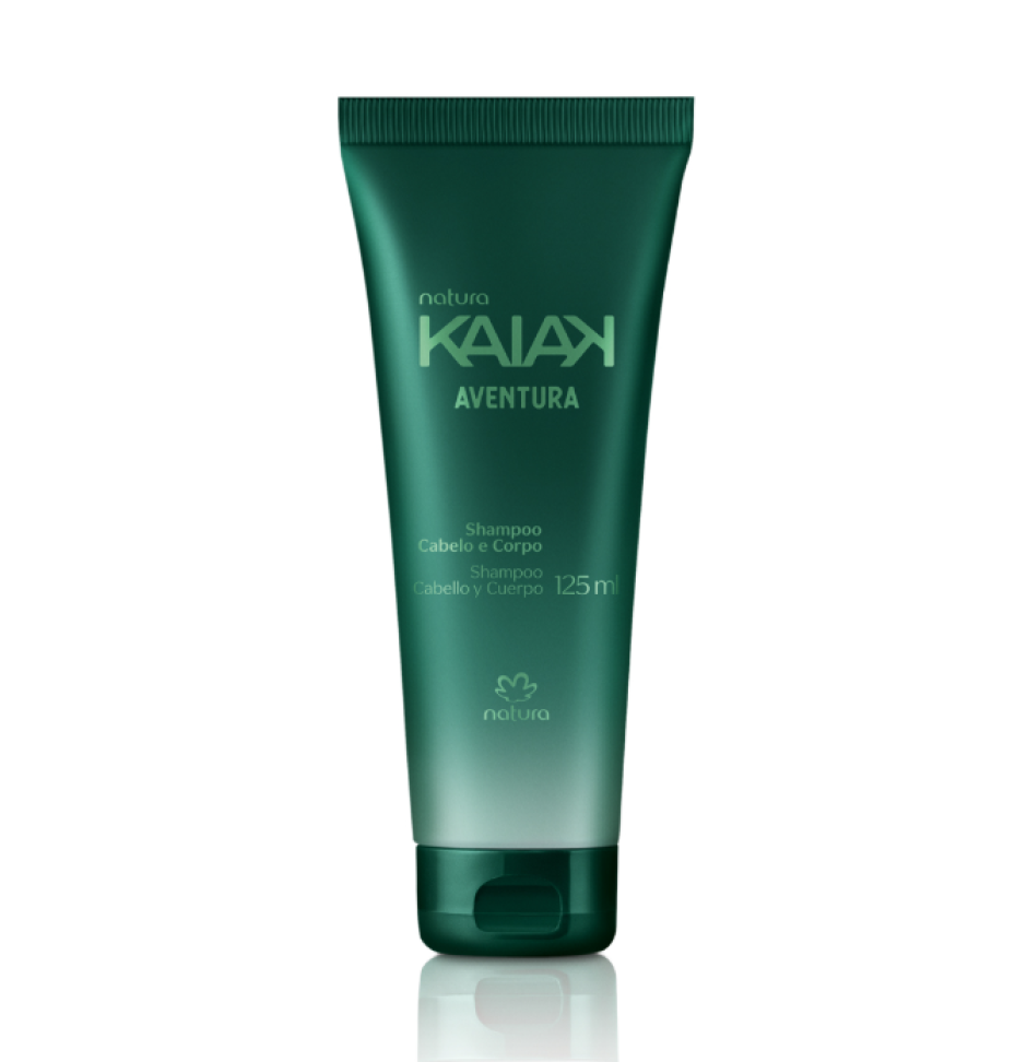 Shampoo Cabelo & Corpo Kaiak Aventura 125ml