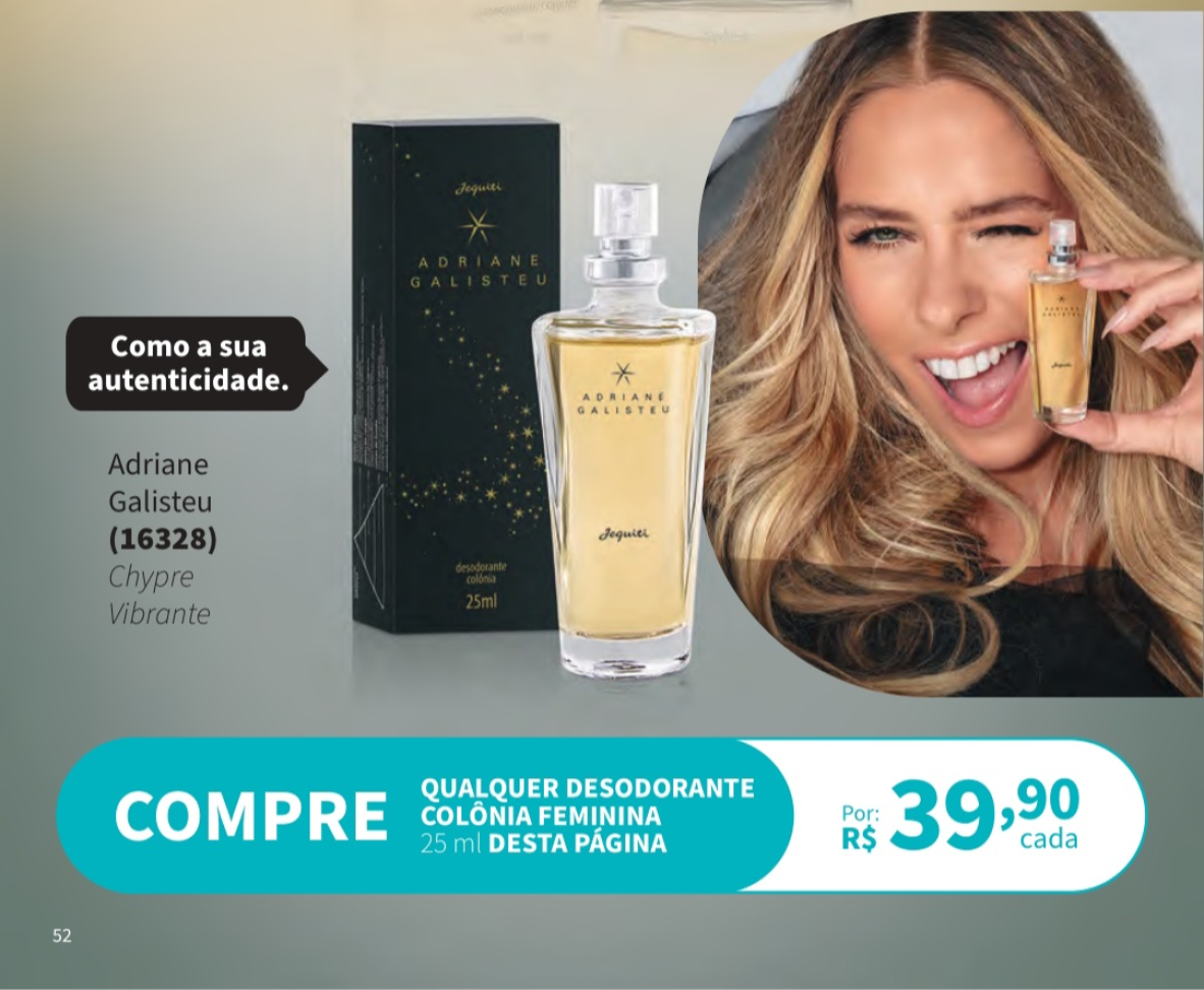 Colônia Adriane Galisteu 25ml