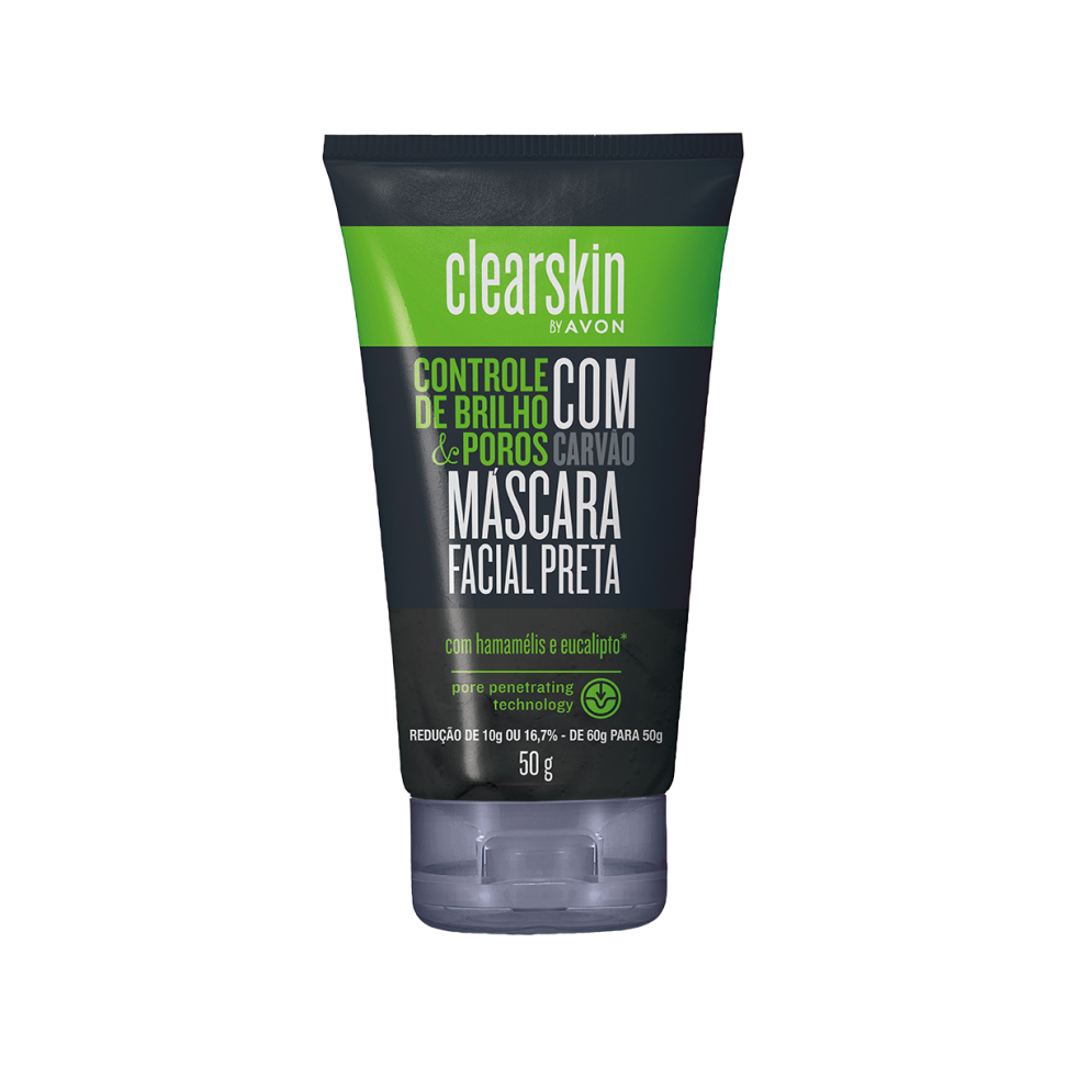 Máscara Facial Purificante com Carvão Clearskin  50g