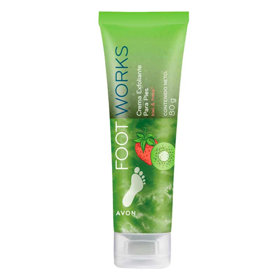 Footworks Creme Esfoliante Kiwi e Morango p Pés 80g