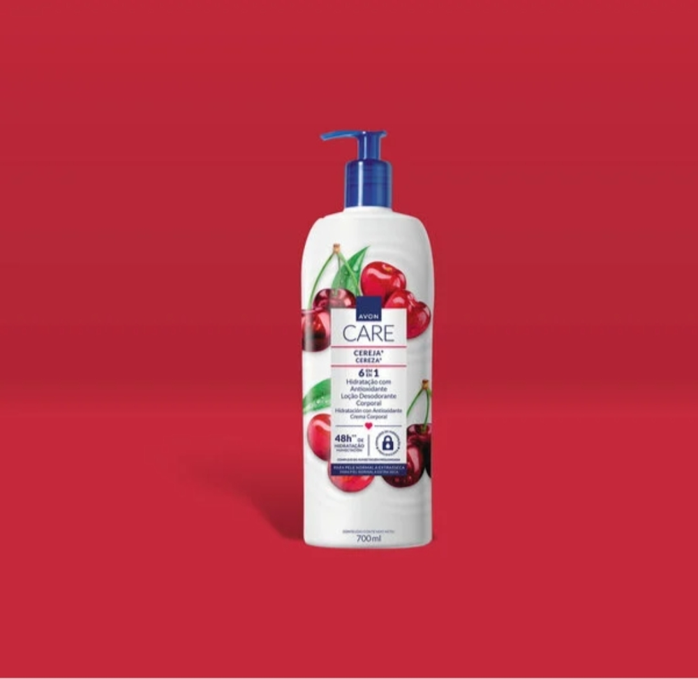 Hidratante Corporal Cereja - Todos os tipos de pele  700ml