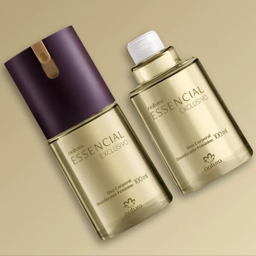 Deo Corporal Essencial Exclusivo Feminino 100ml + Refil GRÁTIS