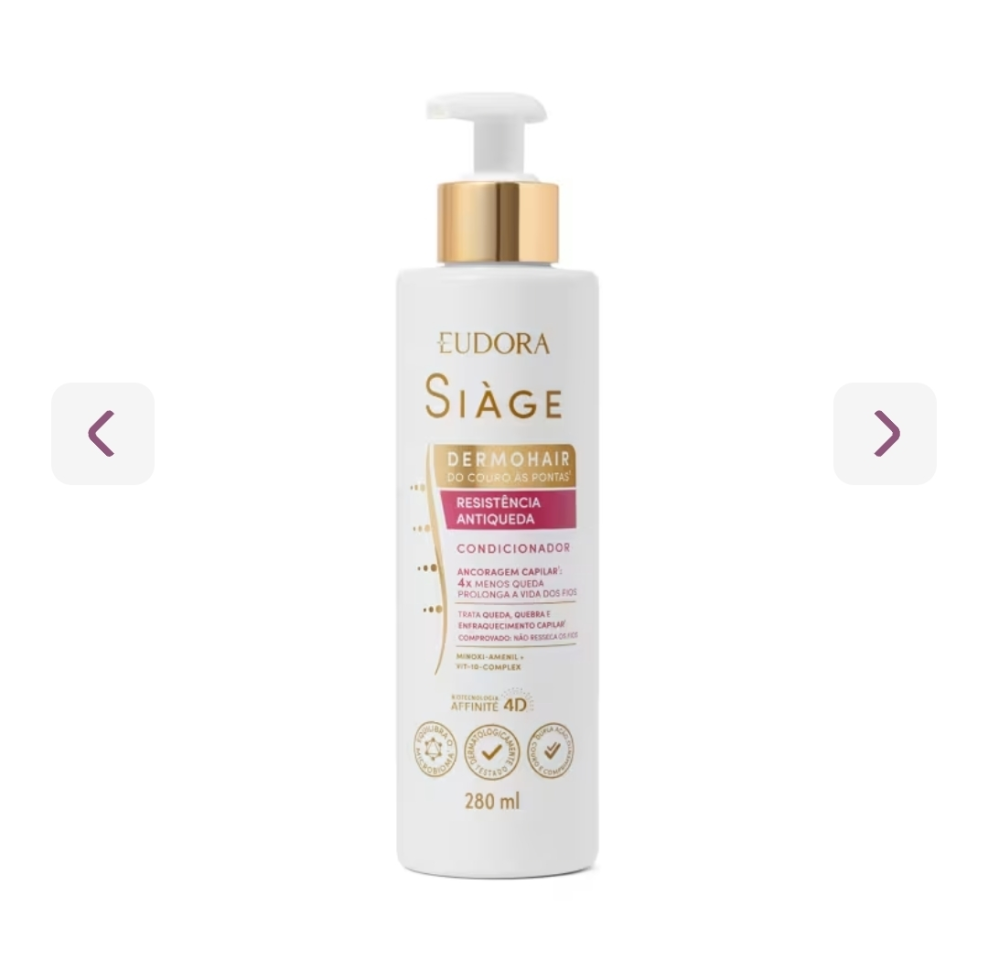 Condicionador Dermo Hair Anti Queda Siage 280ml