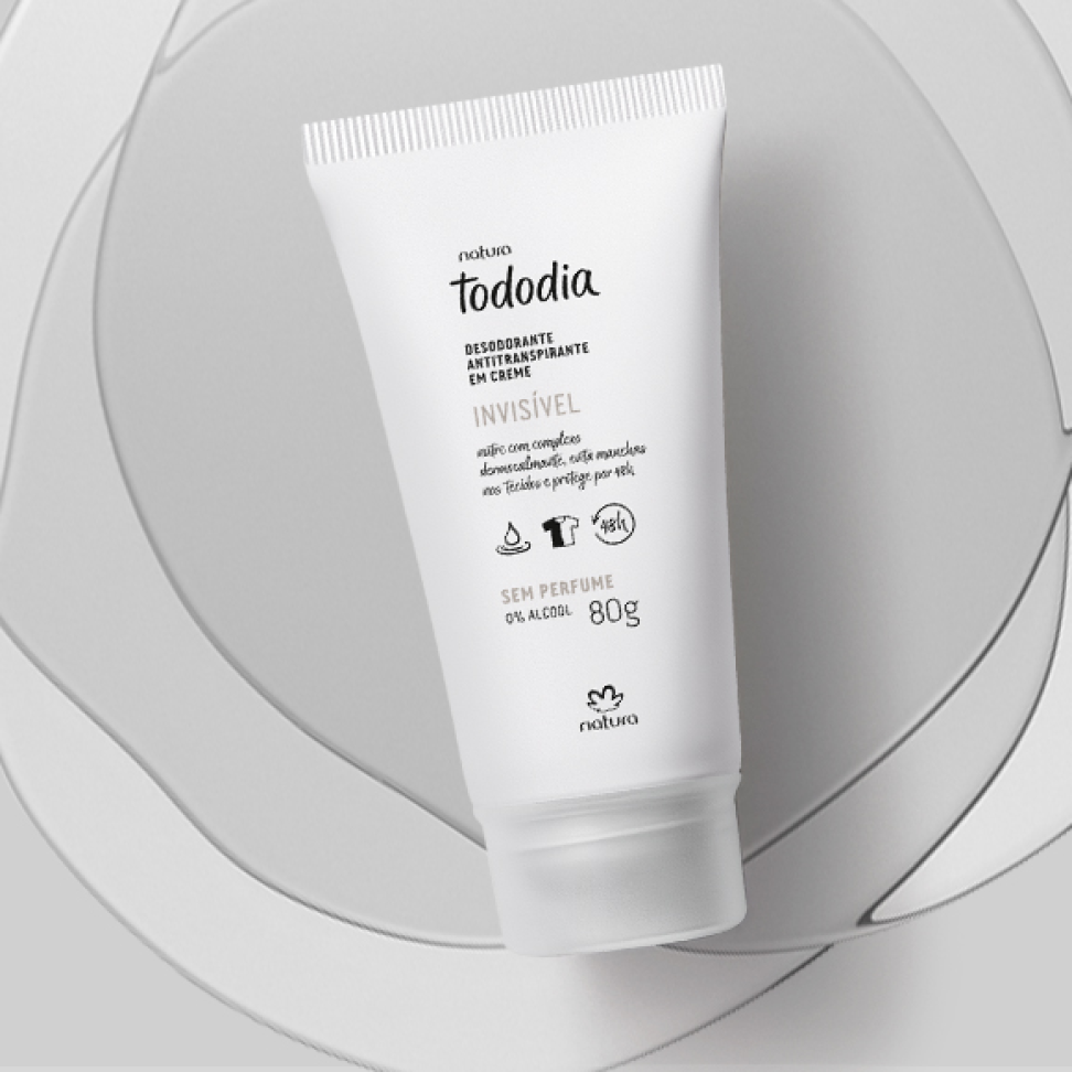 Desodorante Antitranspirante Creme Sem Perfume 80g