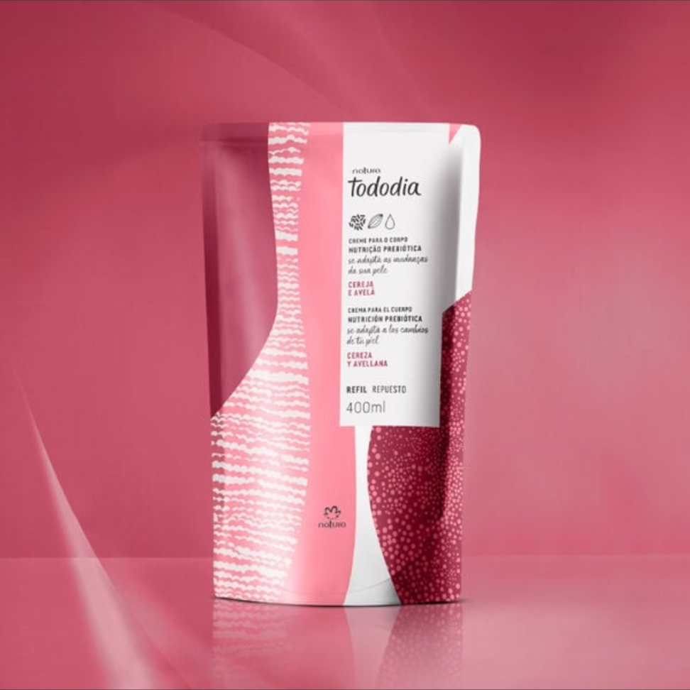 Refil Creme Nutritivo Cereja e Avelã 400ml