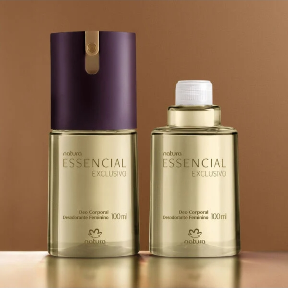 Deo Corporal Essencial Exclusivo Feminino 100ml + Refil GRÁTIS