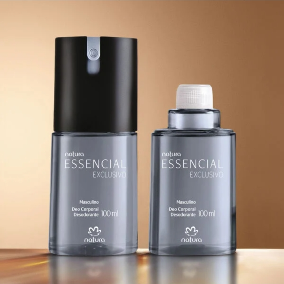 Deo Corporal Essencial Excusivo Masculino 100ml + Refil GRÁTIS
