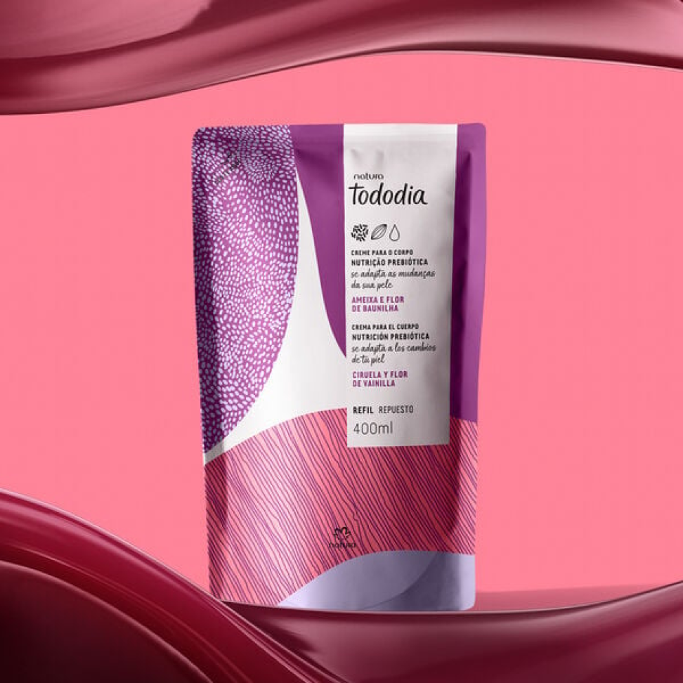 Refil Creme Nutritivo Ameixa e Flor de Baunilha 400ml