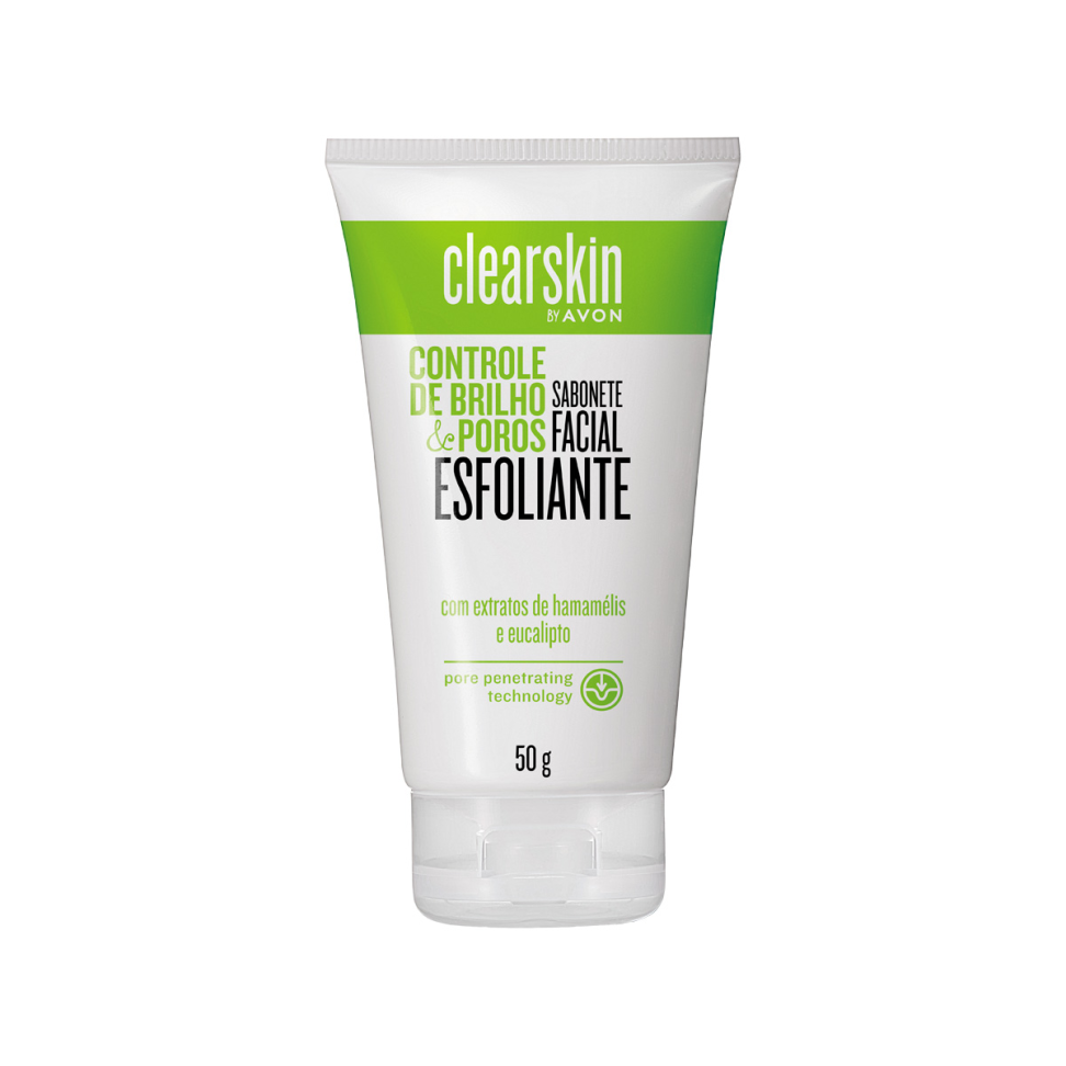 Sabonete Esfoliante Facial 50g Clearskin Peles Mistas / Oleosas