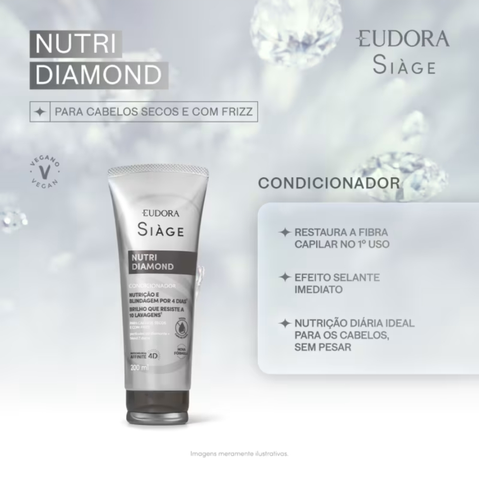 Condicionador Siage Nutri Diamond 200ml