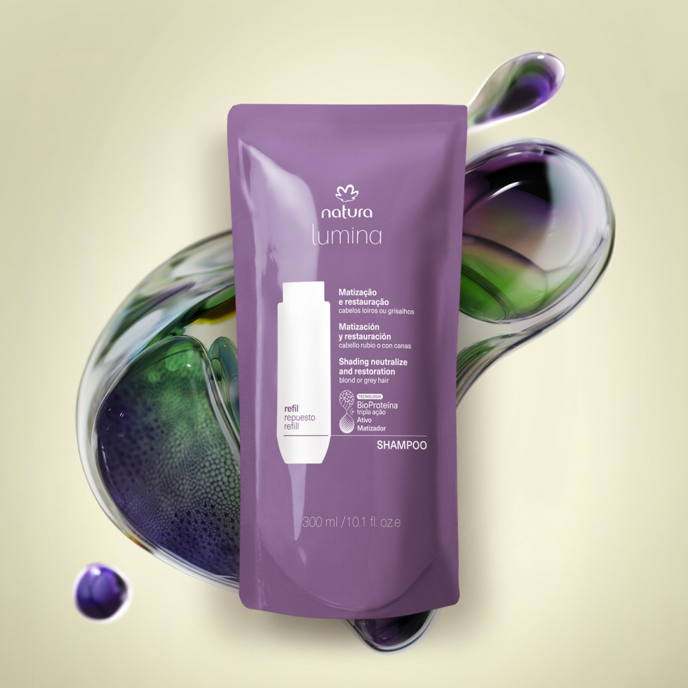 Refil Shampoo Matizador Lumina 300ml
