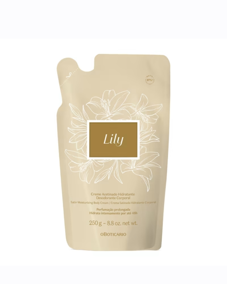 Refil Creme Acetinado Lily Tradicional 250g