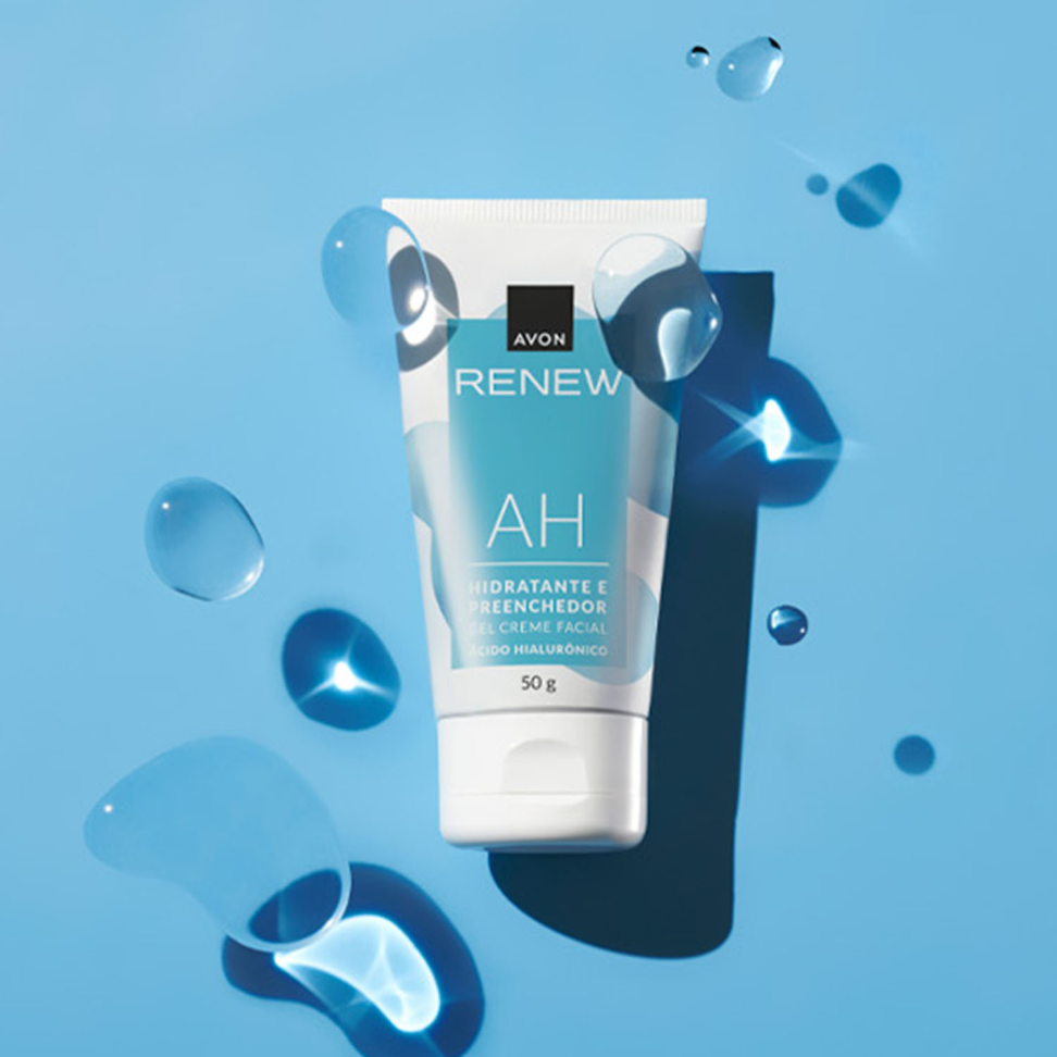 Renew Gel Creme Hidratante Facial Preenchedor Ácido Hialuronico 50g