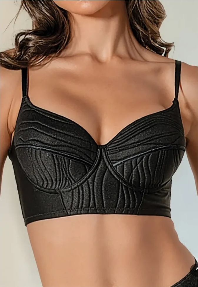 Sutiã Top Veuman Tam 48 cor Preto