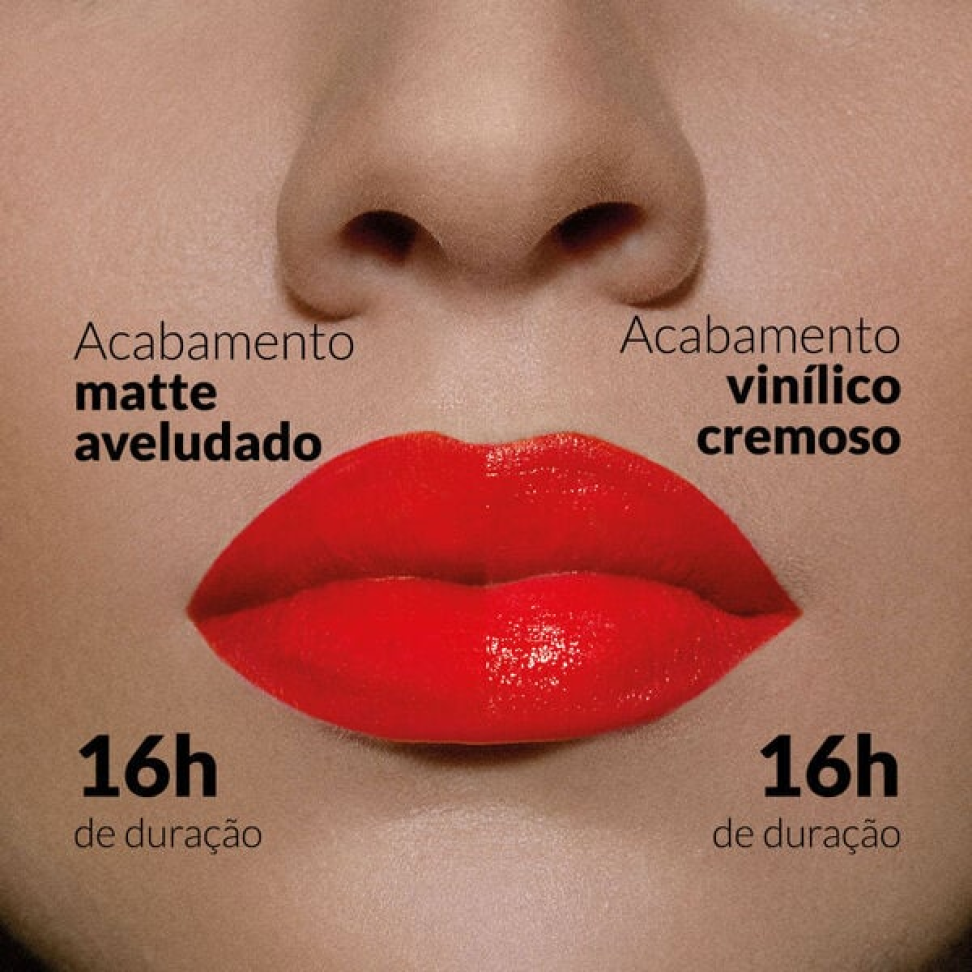 Batom Líquido Creamy Vinil 16h Nude Musa Toque de Brilho - #3