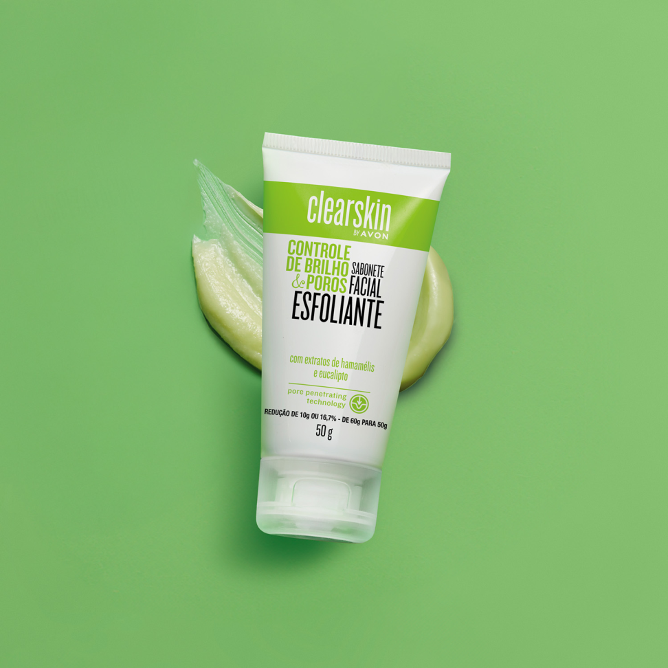 Sabonete Esfoliante Facial 50g Clearskin Peles Mistas / Oleosas