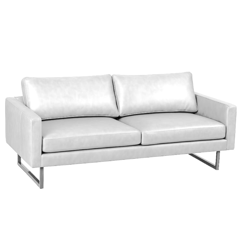 Sofá Athenas 2m - Madras Branco