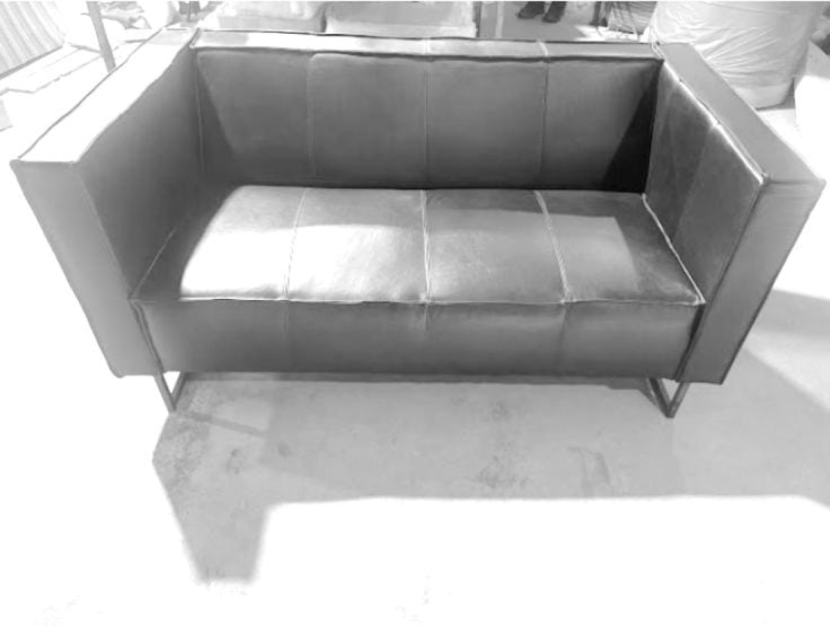 Sofá Loft 2,15m - Madras Cinza