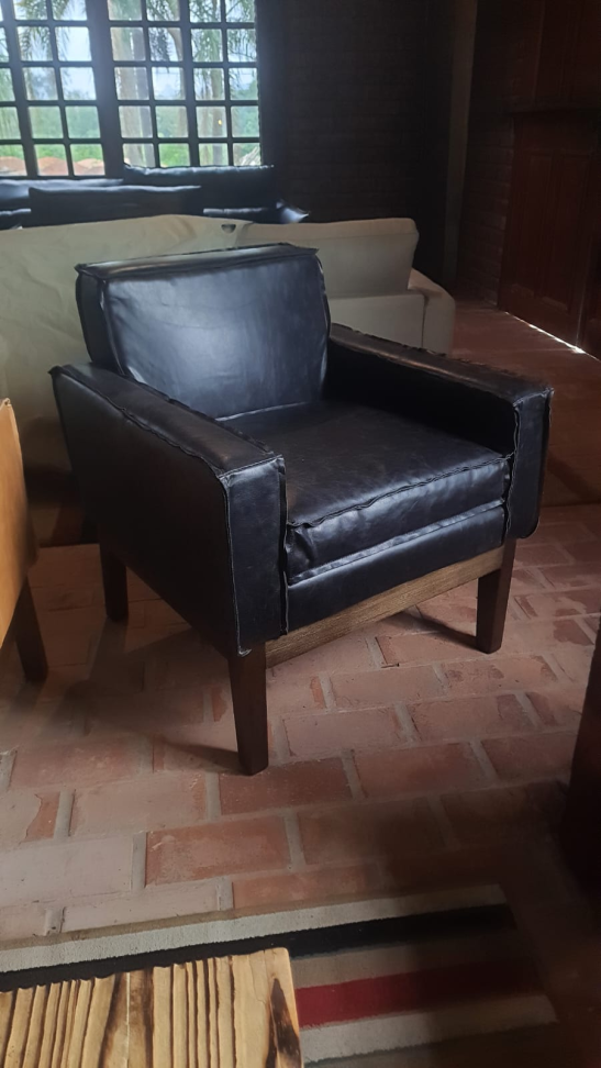 Poltrona Parma - Madras Preto
