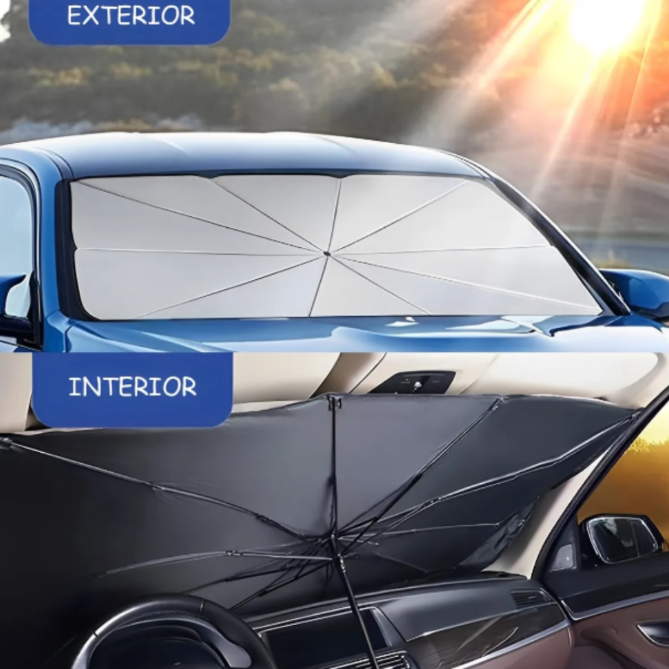 Quebra Sol Carro Para Brisa Protetor Solar Guarda Chuva Uv - #1