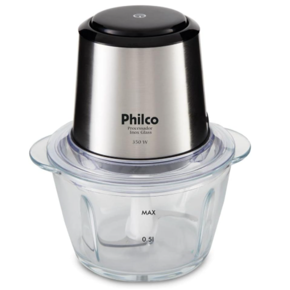 Mini Processador Philco Inox Vidro 1.2L 350W 127V - #1