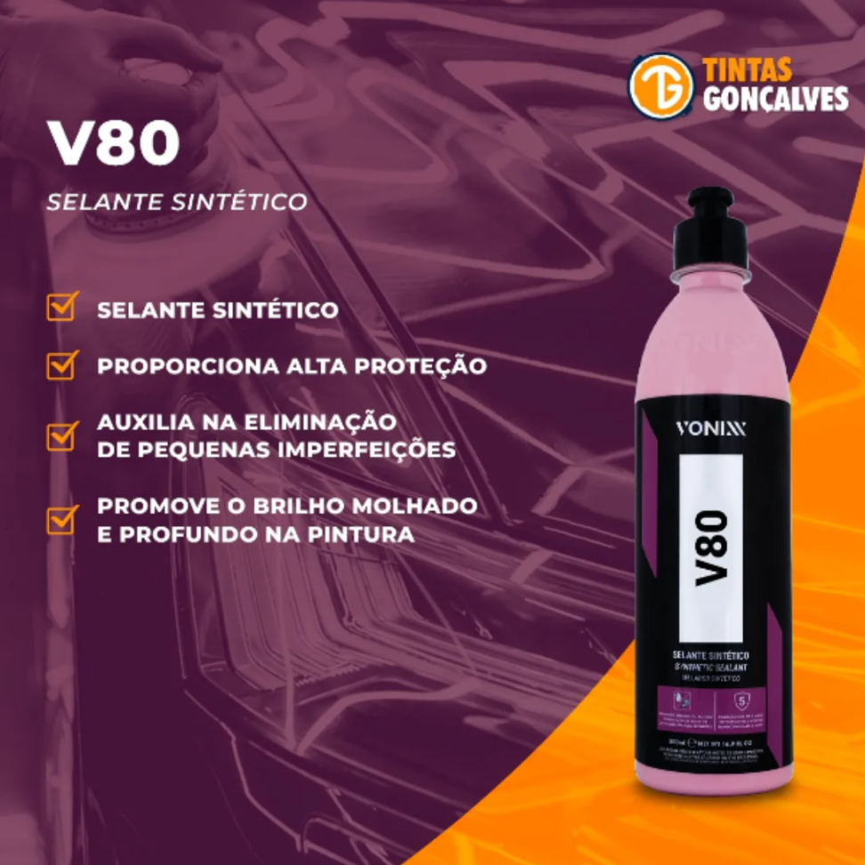 Selante Revitaliza Black Piano Tira Riscos V80 + Aplicador - #1