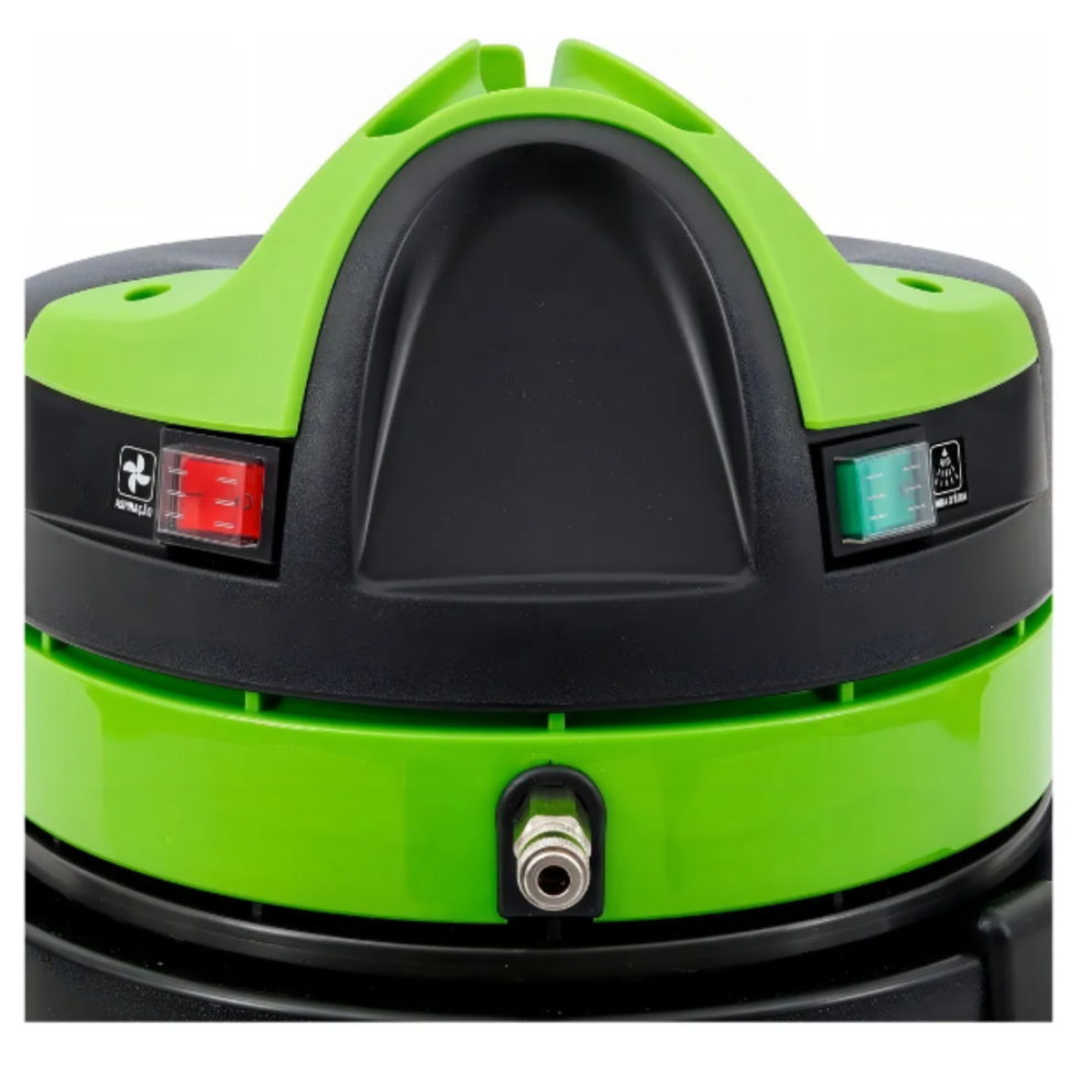 Aspirador extrator é industrial Tambor IPC EA135 35.5L prateado, preto e verde A135EXT - #4