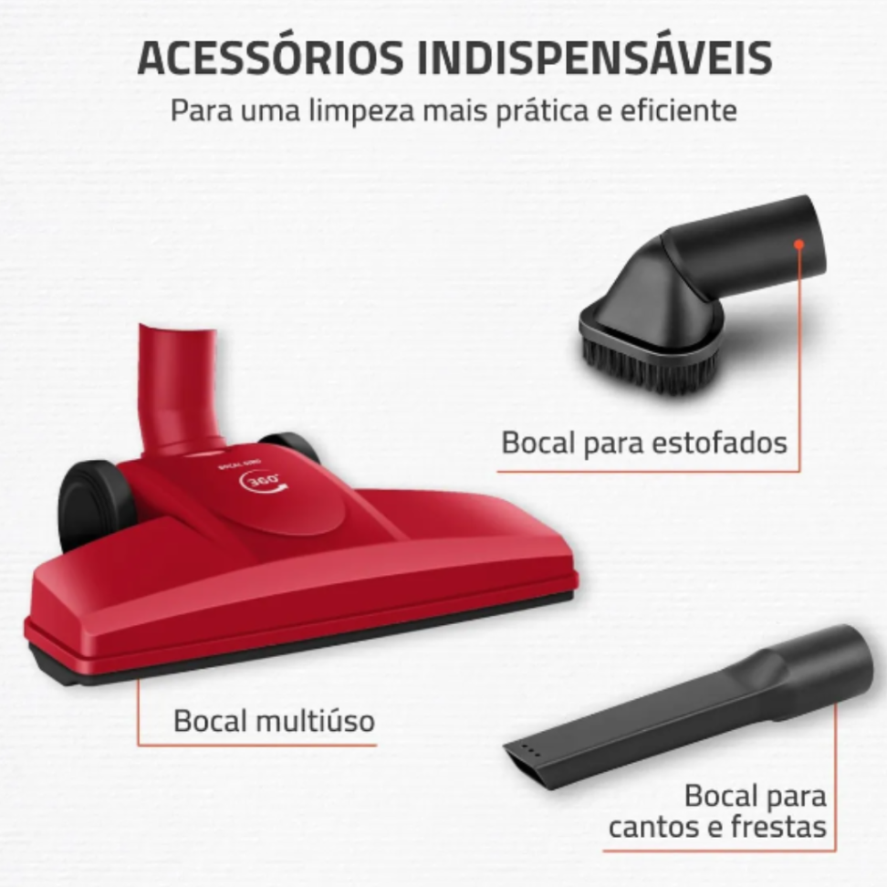 Aspirador de Pó Turbo Cycle, Mondial, 1500W - AP-40-R - #1